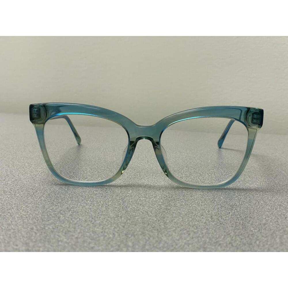 Sama ‘Sophia’ Eyeglasses Seaglass Blue Turquoise 52[]18-145 Cat Eye Japan *FRAME